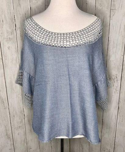 Harper  Boho Chambray Top