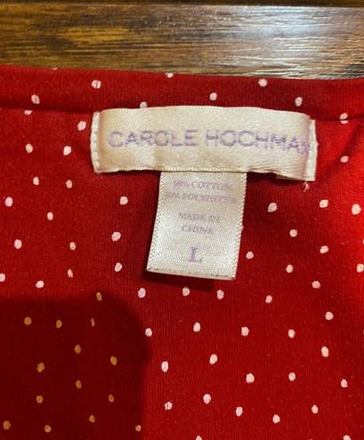 Carole Hochman Carols Hochman Red Sleep Shirt