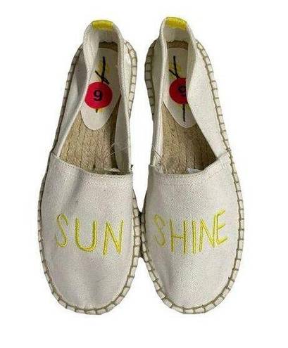 American Eagle  Aerie Sunshine Espadrilles Flats Slip On White Size 6