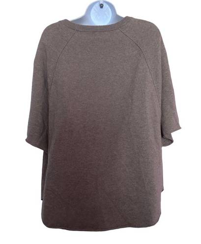 Joie  Jolena‎ Wool And Cashmere Poncho Knit Sweater In Light Tan Women Small