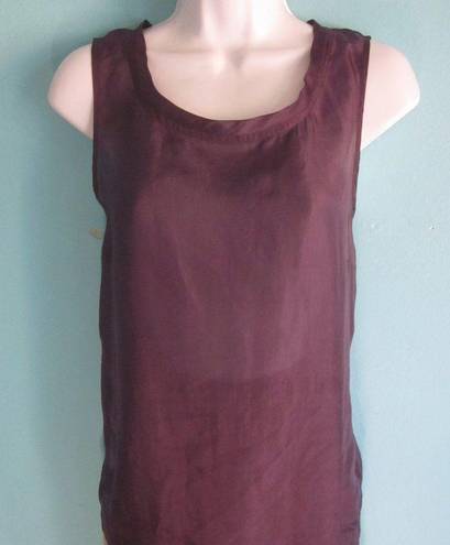 DKNY  Purple Silk Tank Size 8 Lightweight