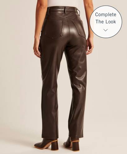 Abercrombie & Fitch Brown Leather Pants