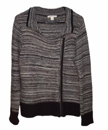 Coldwater Creek  Off-center Zip-up Sweater