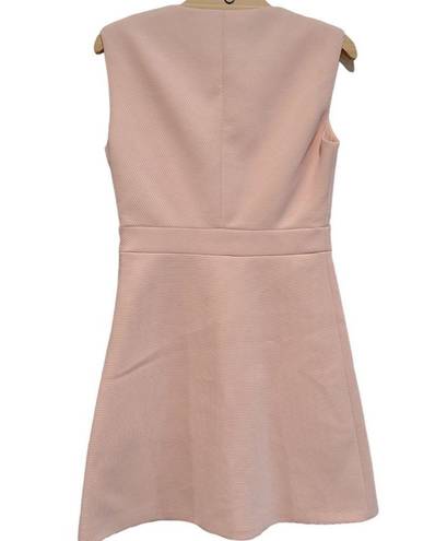 Maje  RUTH SLEEVELESS PINK SHEATH SHIFT LINED DRESS 2