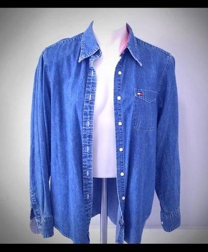 Tommy Hilfiger Vintage  Denim Button Shirt