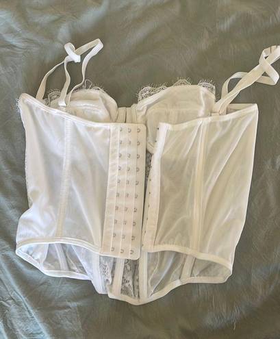 White Corset Top Size M