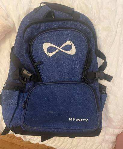 infinity Blue sparkley  backpack