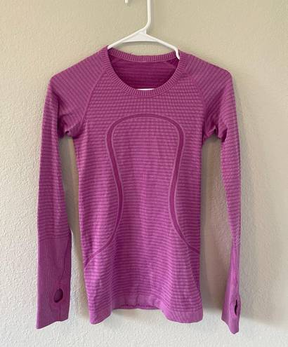 Lululemon Swiftly Tech Long Sleeve Top