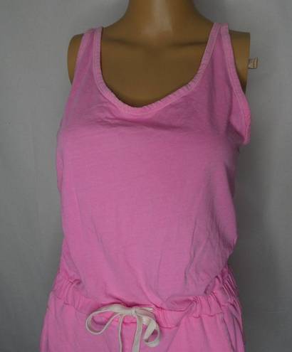 N: Philanthropy Pink Powder Romper Keyhole Shorts Tie Waist