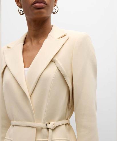 Alexis Alek Belted Blazer Jacket Ivory sz Small $850