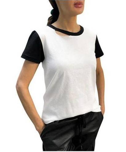 n:philanthropy  Womens Harlow Colorblock Distressed T-Shirt Size Medium
