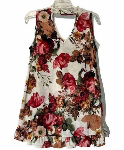 The Moon Sun &  Floral Top Women’s Small