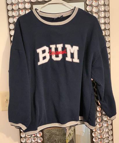 Equipment Oversized Vintage BUM  Crewneck