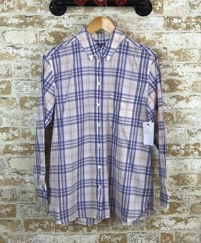 Equipment NWT  femme plaid cotton button down