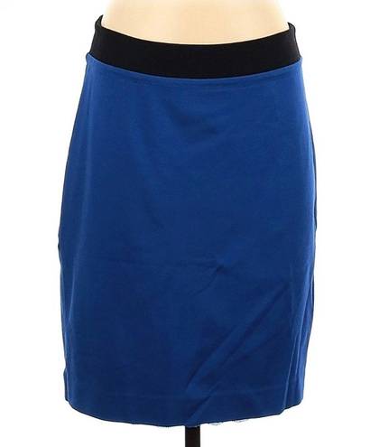 Trina Turk  Pencil Skirt Royal Blue Black Full Zipper Straight Women’s 6