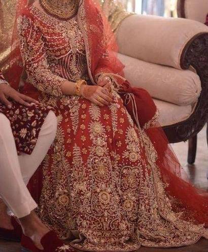 Red Bridal Lehenga - Laam