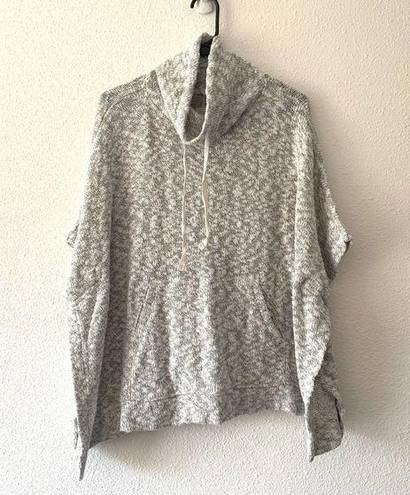 Lou & grey  Cowl Neck Poncho Style Sweater