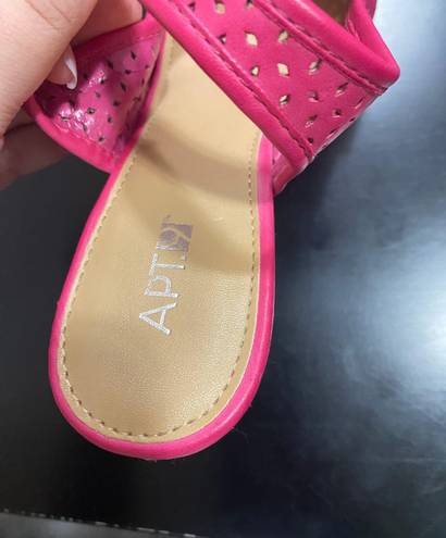 Apt. 9 Pink Wedges 