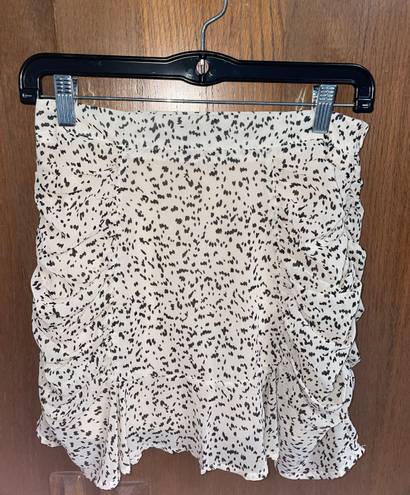 Glam Printed Mini Skirt