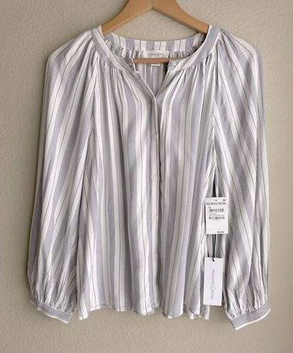 Treasure & Bond  Nordstrom Long Sleeve Striped Blouse  NWT