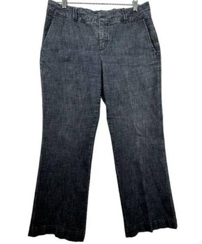 Coldwater Creek  Women Petite Jeans Sz 12 Dark Wash Mid Rise Straight Leg Classic