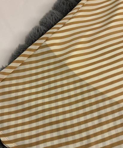 Yellow Chevron Midi Skirt Size XS