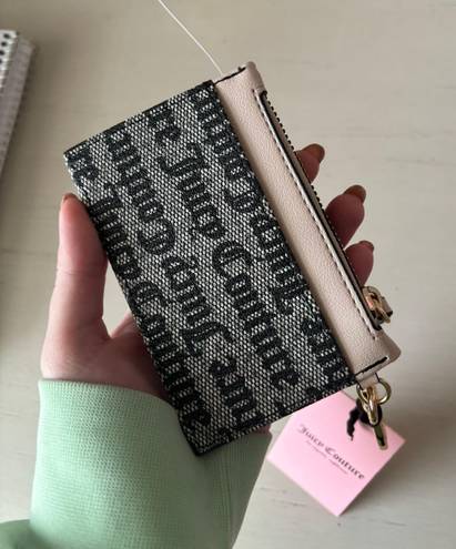 Juicy Couture NWT  grey and cream monogrammed wallet