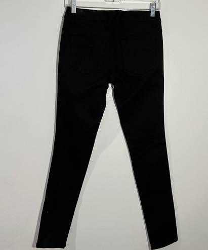 Tripp NYC New  Metallic Front Pants Black Back RARE Size 26/3