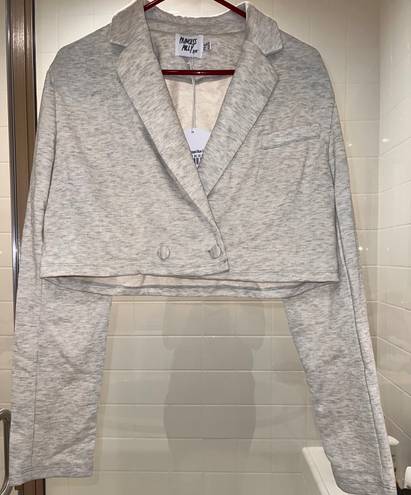 Princess Polly NWT  Krister Cropped Blazer Grey