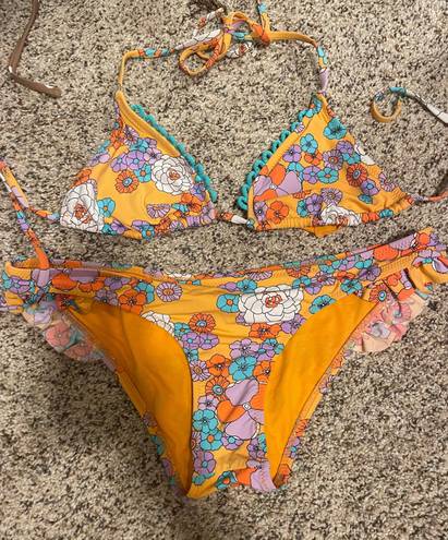 Bikini Set Orange Size M