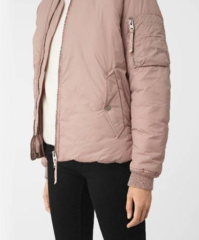 ALLSAINTS 💕💕 Tyne Bomber Jacket ~ Dusty Pink