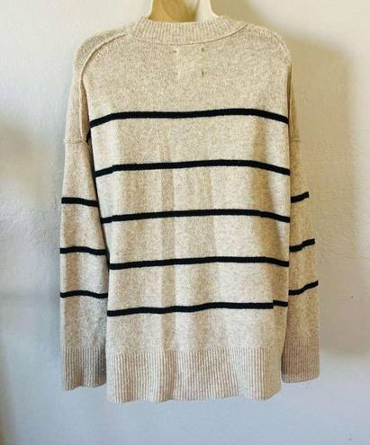 Aerie  Unreal striped drop shoulder sweater size S oversized NWOT