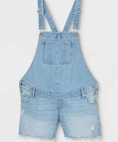 Isabel Maternity Maternity Jean Shorts -  by Ingrid & Isabel Light Wash-overalls