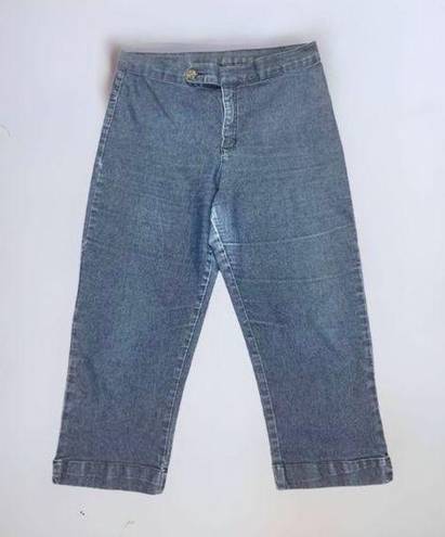 Xhilaration Jeans Capri Womens Size 11 Denim Womens Mom Pants Ankle Cropped Medium Wash