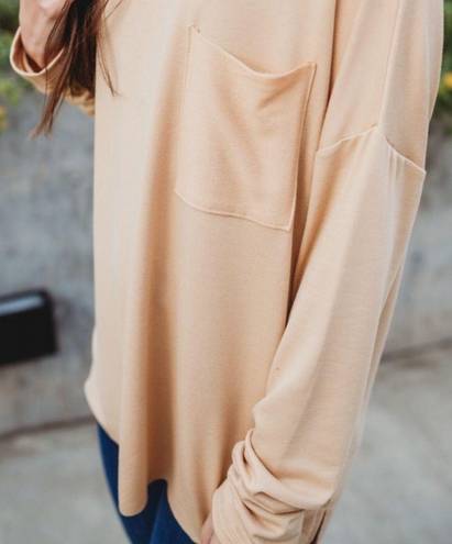 Wishlist  | PINK pocket long sleeve tee