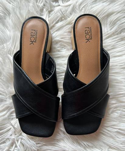 Nordstrom Rack Faux Leather Heeled Mules