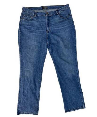 Lee  Relaxed Fit Straight Leg Plus Size 18 ^ 38x31 Blue Jeans Stretch High-Rise