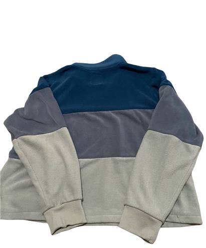 Ivory Ella Moroccan Blue Polar Quarter Zip Fleece