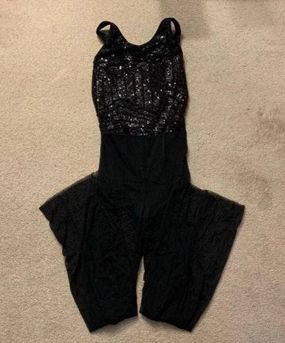 Black Mesh Pant Dance Costume Size L - $25 (83% Off Retail) - From