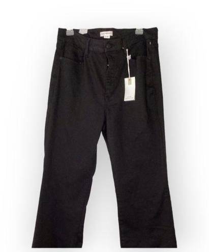 Good American  straight leg high rise black jeans Size 27 NWT