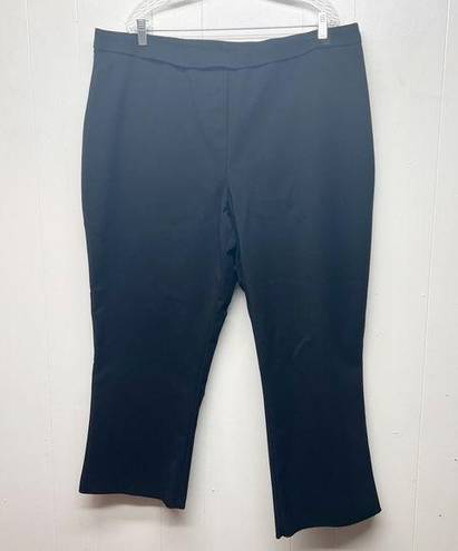 Krass&co Jones &  High Rise Women's Pullover Black Pants Size 3X Workwear Casual Office