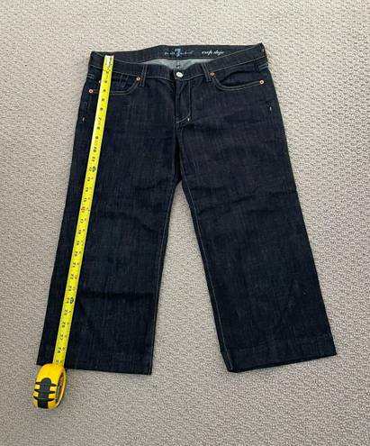 7 For All Mankind 7FAM -Crop Dojo MillerDk wash- Size 32