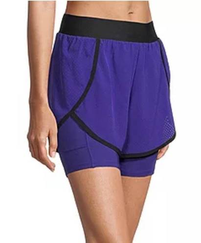 Xersion  Womens Workout Shorts Size OX New Msrp $44 Tropic Violet