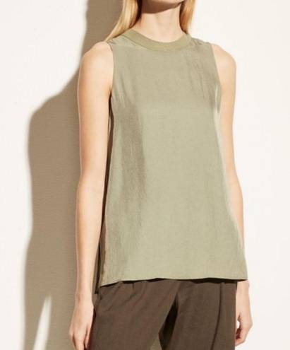 Vince  Rib Trim Camisole in Sage Color XXS