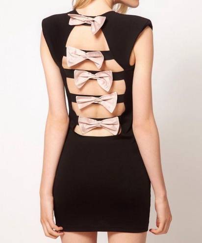 LF DESIGNER Black Strappy Bow-Back Bodycon Dress Size XXS - $220 (43% Off  Retail) - From RicketyRack