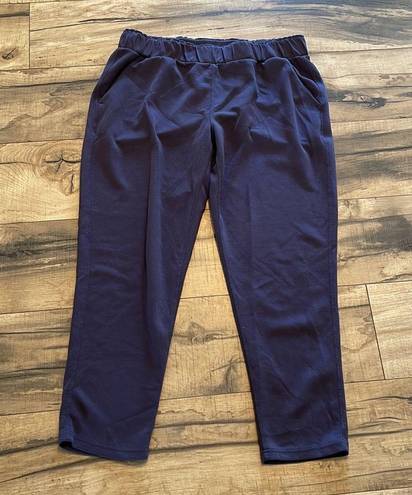 32 Degrees Heat 32 Degrees Purple Plum Crop Lounge Pants Pockets Size Large