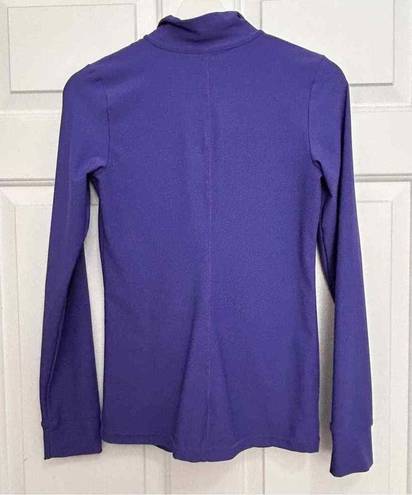 Xersion  Peformance Wear Ruched Gathered Front Jacket * XS * Purple