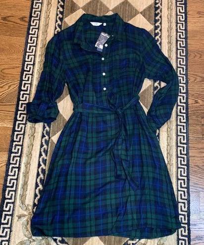 Crown & Ivy NWT  flannel dress