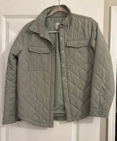 Boutique Quilted Jacket Green