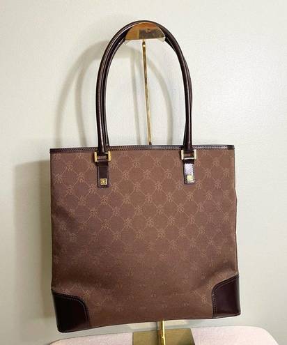 Brooks Brothers  Dark Brown Espresso Nautical Tote